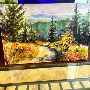 Scenic Forest Pathway Canvas Art